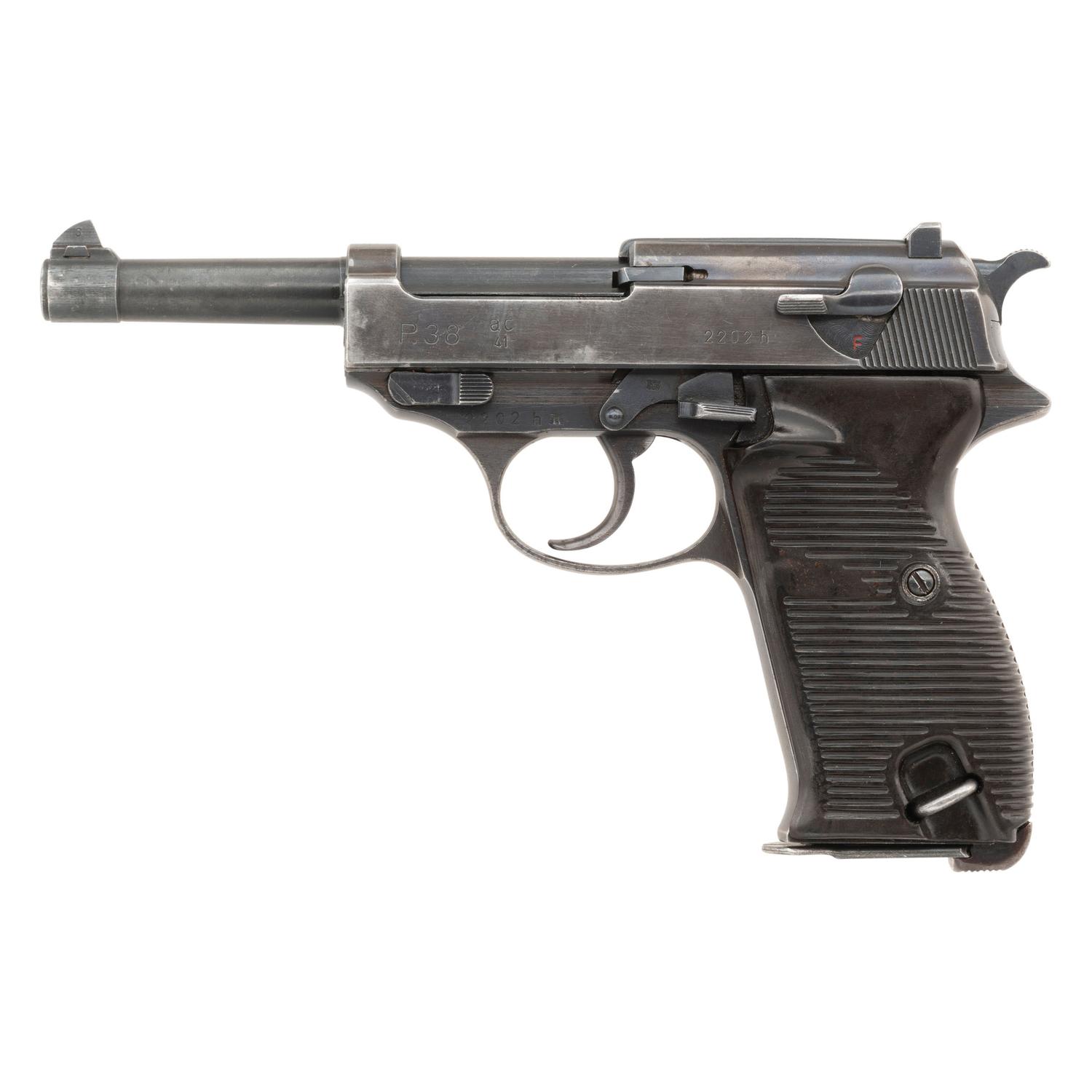 **ac41 Code Walther P38 Pistol with Scarce Radom lyo Code Holster and One Matching Magazine