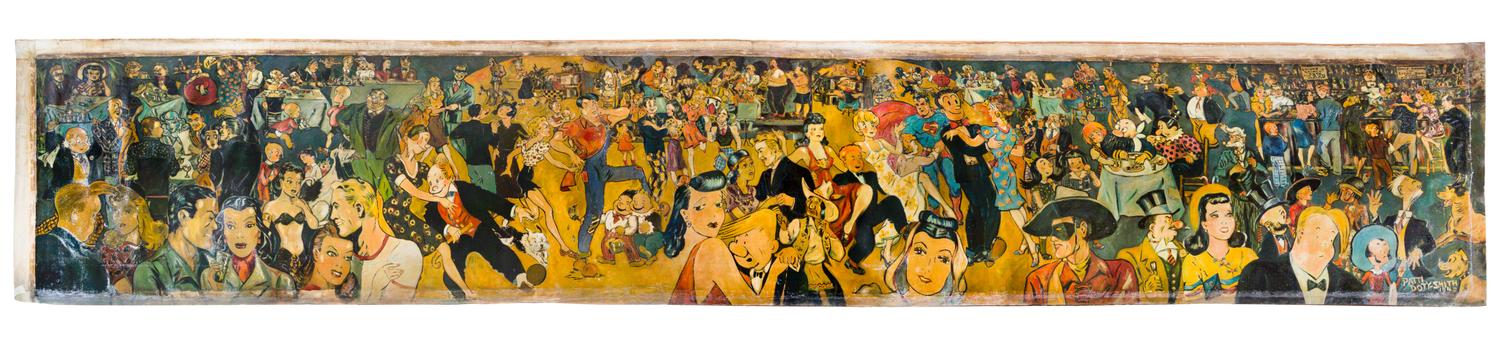 Patti Doty-Smith, (American), Untitled WWII USO Mural, 1942