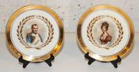 Two Royal Copenhagen Commemorative Porcelain Plates Diameter 10 5/8 inches.
