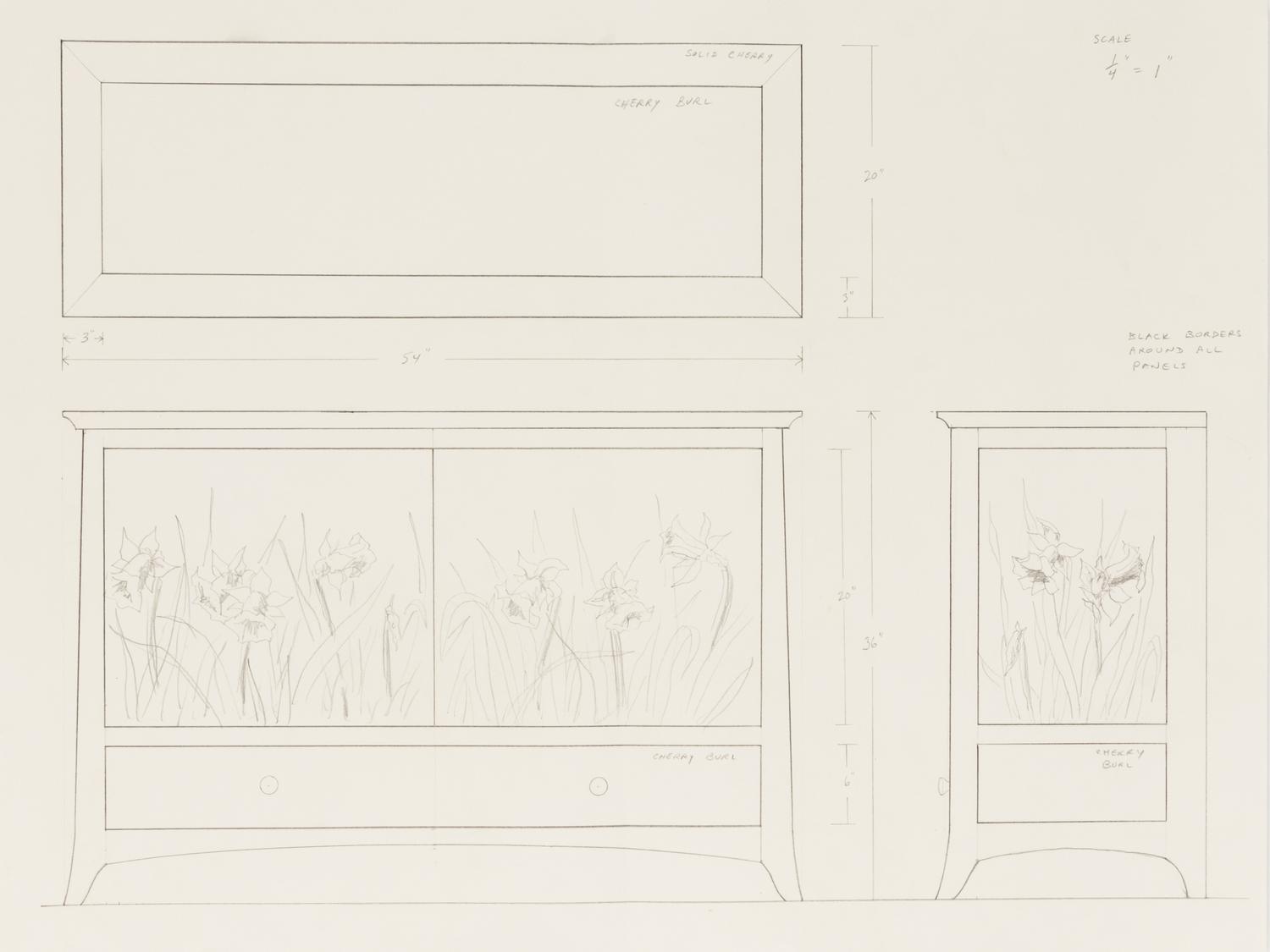Marquetry Sideboard