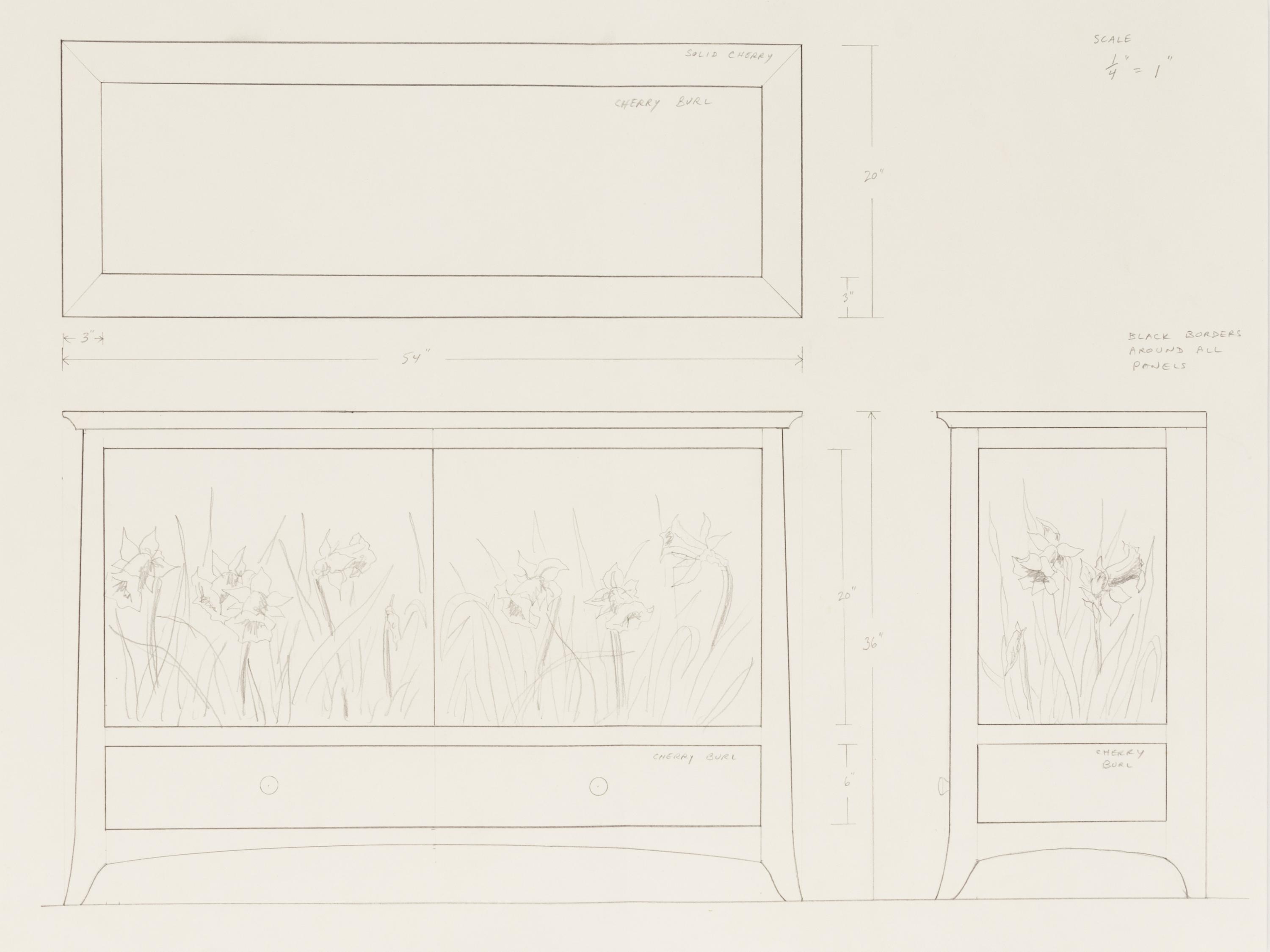 Marquetry Sideboard