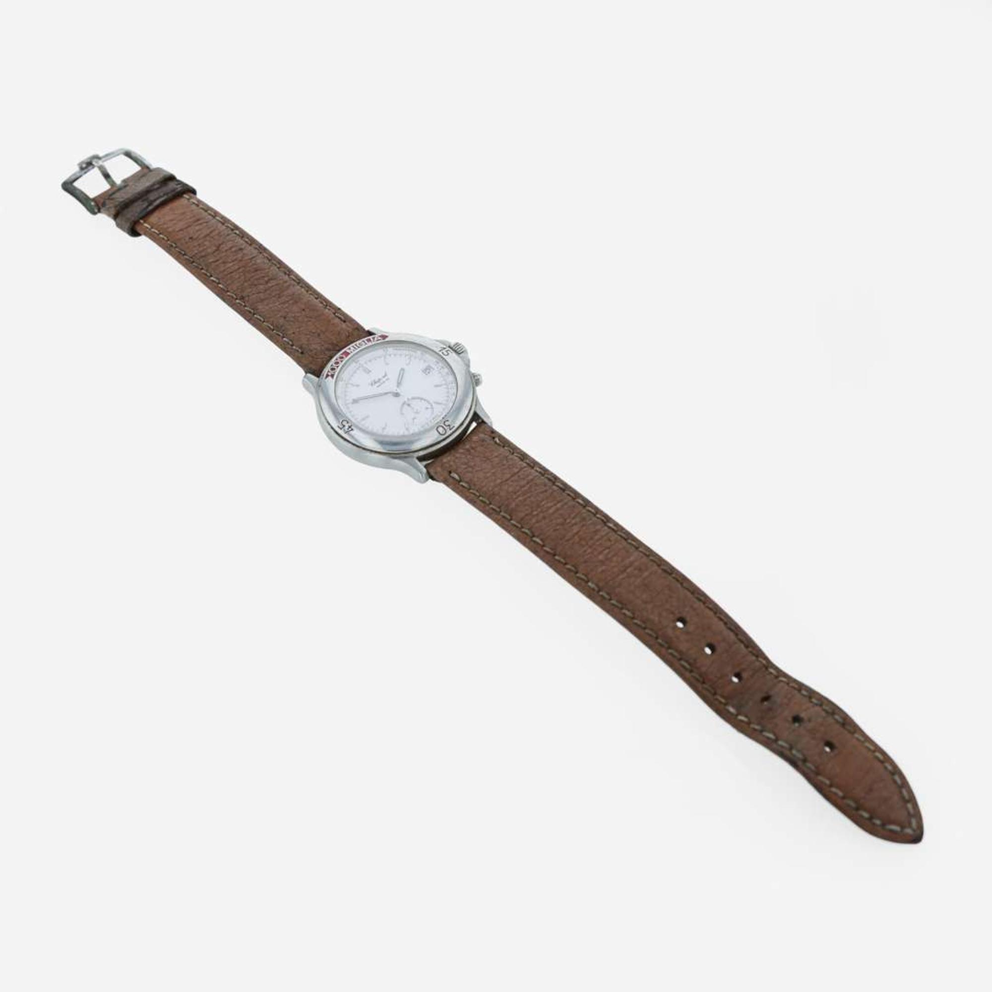 A two-tone leather strap men's watch, Chopard Mille Miglia 8141
