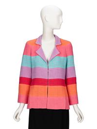 Chanel, Striped Cotton Tweed Jacket