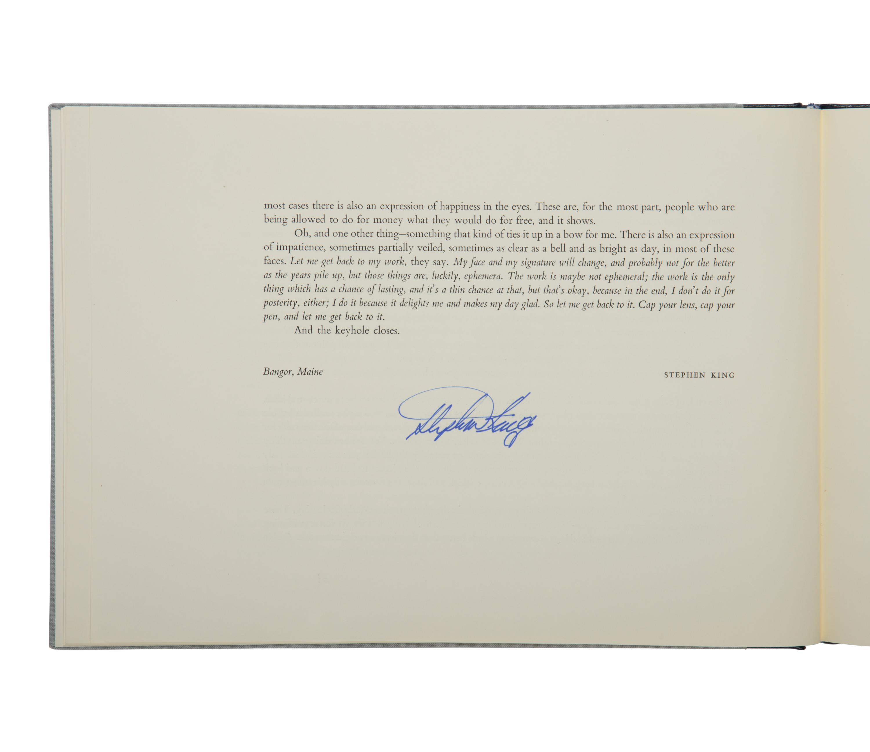 [KING, Stephen (b. 1947), contributor]. Lord John Signatures . With an Introduction by Stephen King. Northridge, California: Lord John Press, 1991.