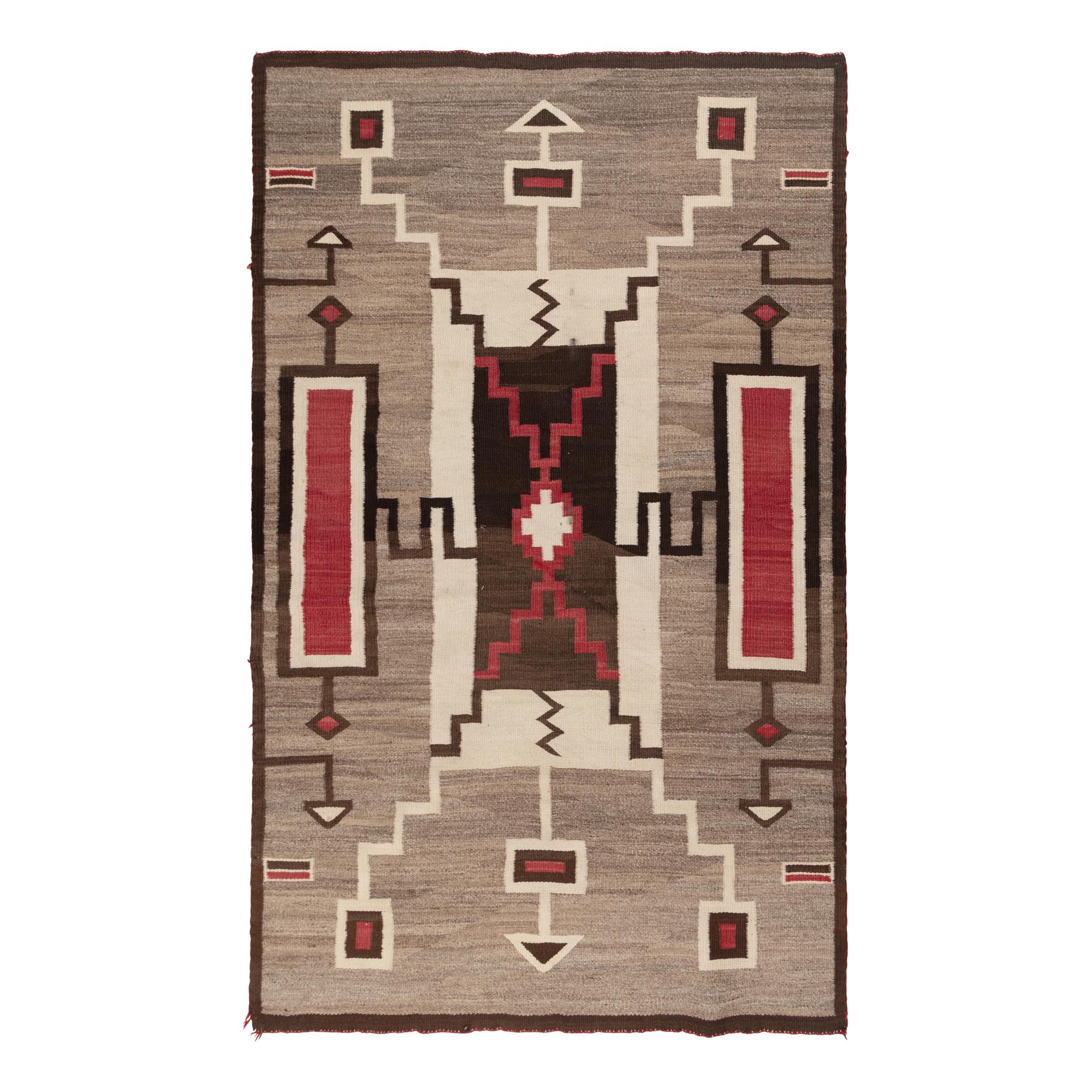 Navajo Storm Pattern Weaving [Rug]