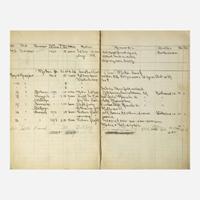 [Aviation] [Kauffman, Virgil] 1920s Flight Log