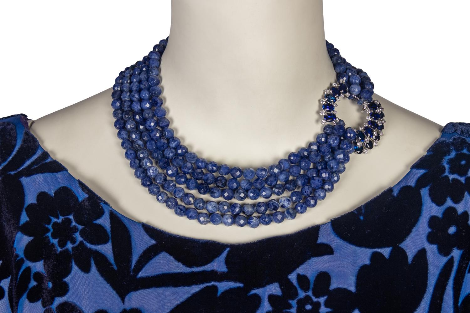 Group of Three Designer Dresses and a Collection of Costume Jewelry