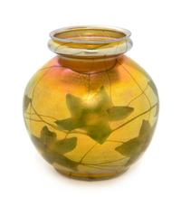 Vase with Vine and Leaf Motif