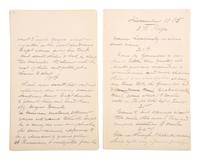 [GERONIMO] - [LATE INDIAN WARS]. DALY, Henry W. (1850-1931). Diary of Campaign against Hostile Apaches in 1885-6 with Capt. Emmet Crawford, by Henry W. Daly Pack Master. [Cheyenne, WY], 29 May 1885 to 28 March 1886.