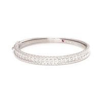 ROBERTO COIN, DIAMOND 'CENTO' BANGLE BRACELET