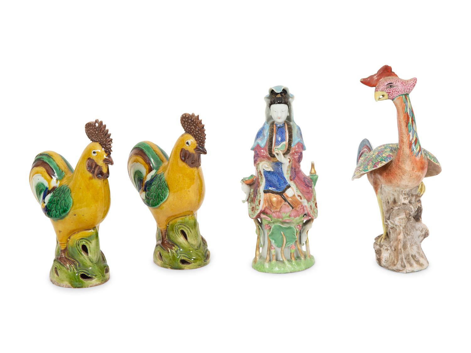 Four Chinese Porcelain Articles