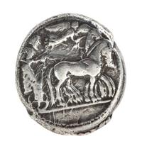 Sicily, Deinomenid Tyranny (circa 478-467 BCE), Silver Tetradrachm — Silver Tetradrachm-Syracuse