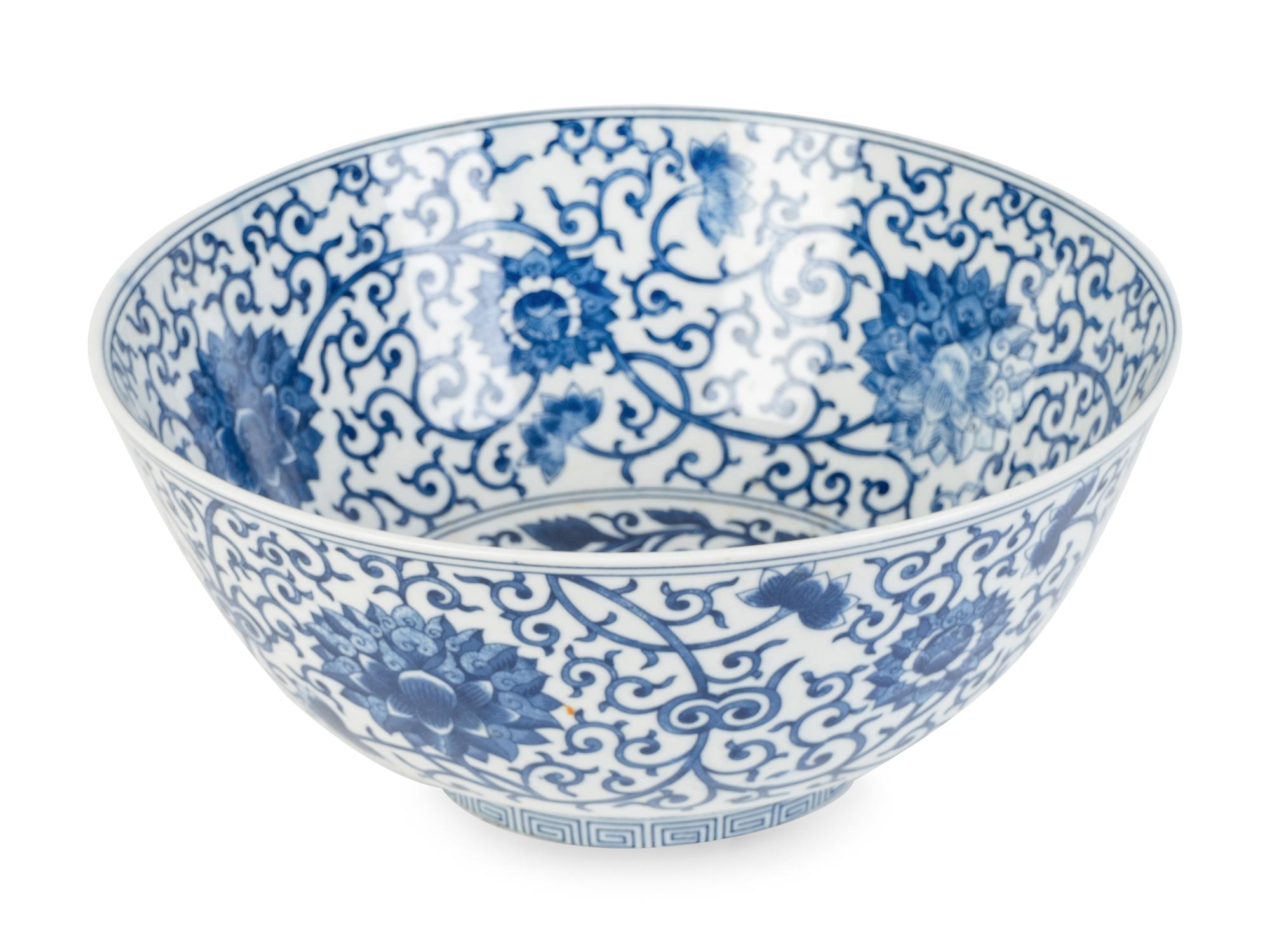 A Chinese Blue and White Porcelain Bowl — 19TH CENTURY