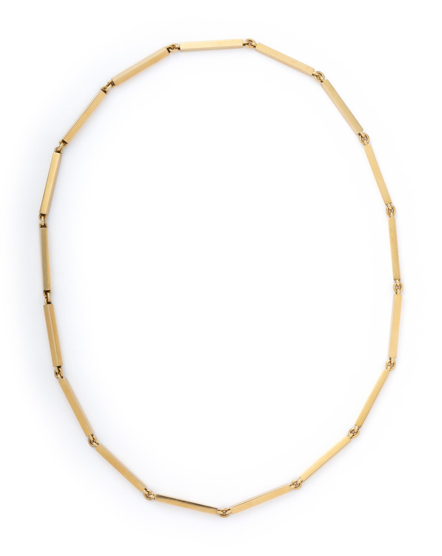 YELLOW GOLD NECKLACE