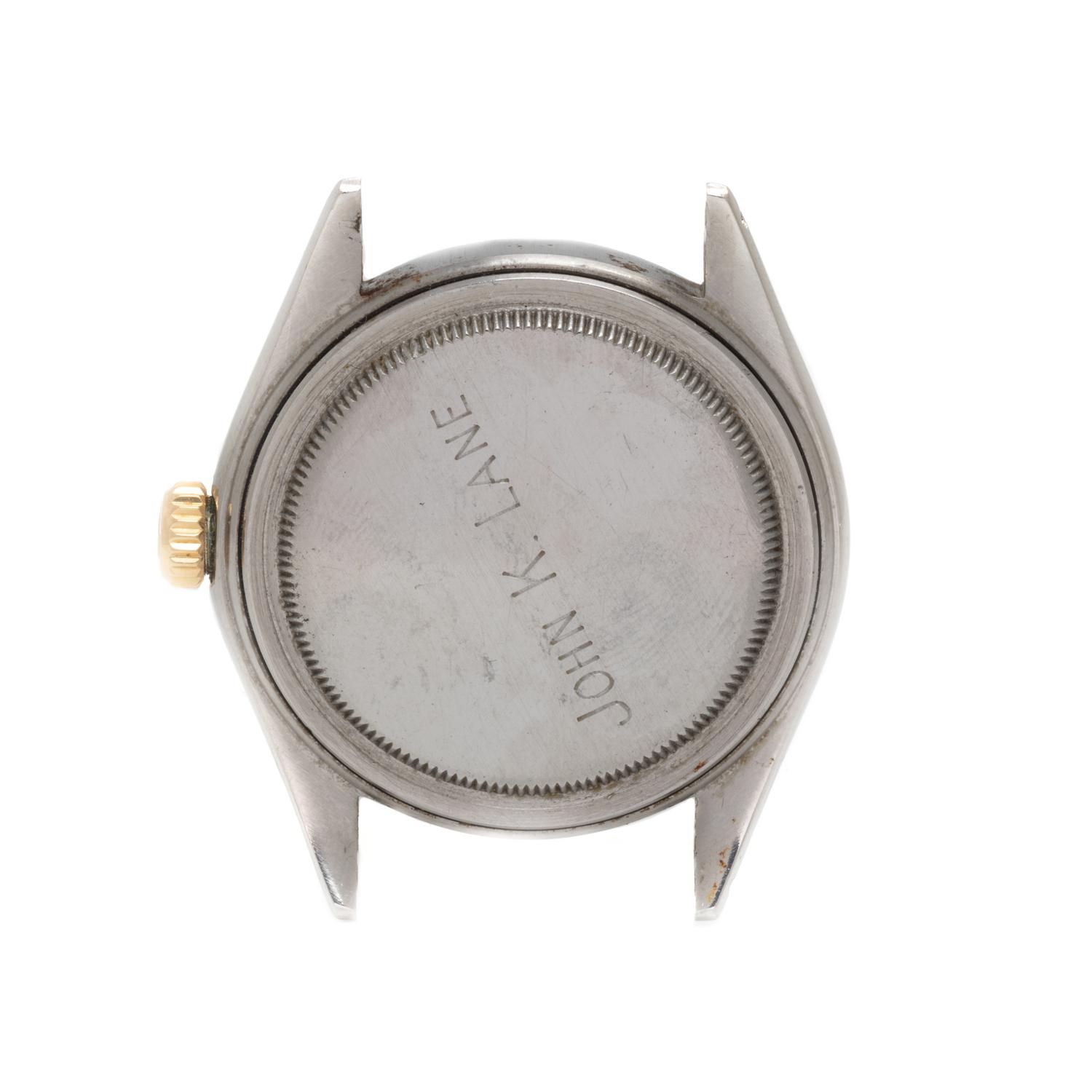 ROLEX, REF. 5025 STAINLESS STEEL AND YELLOW GOLD 'OYSTER PRECISION' WATCH