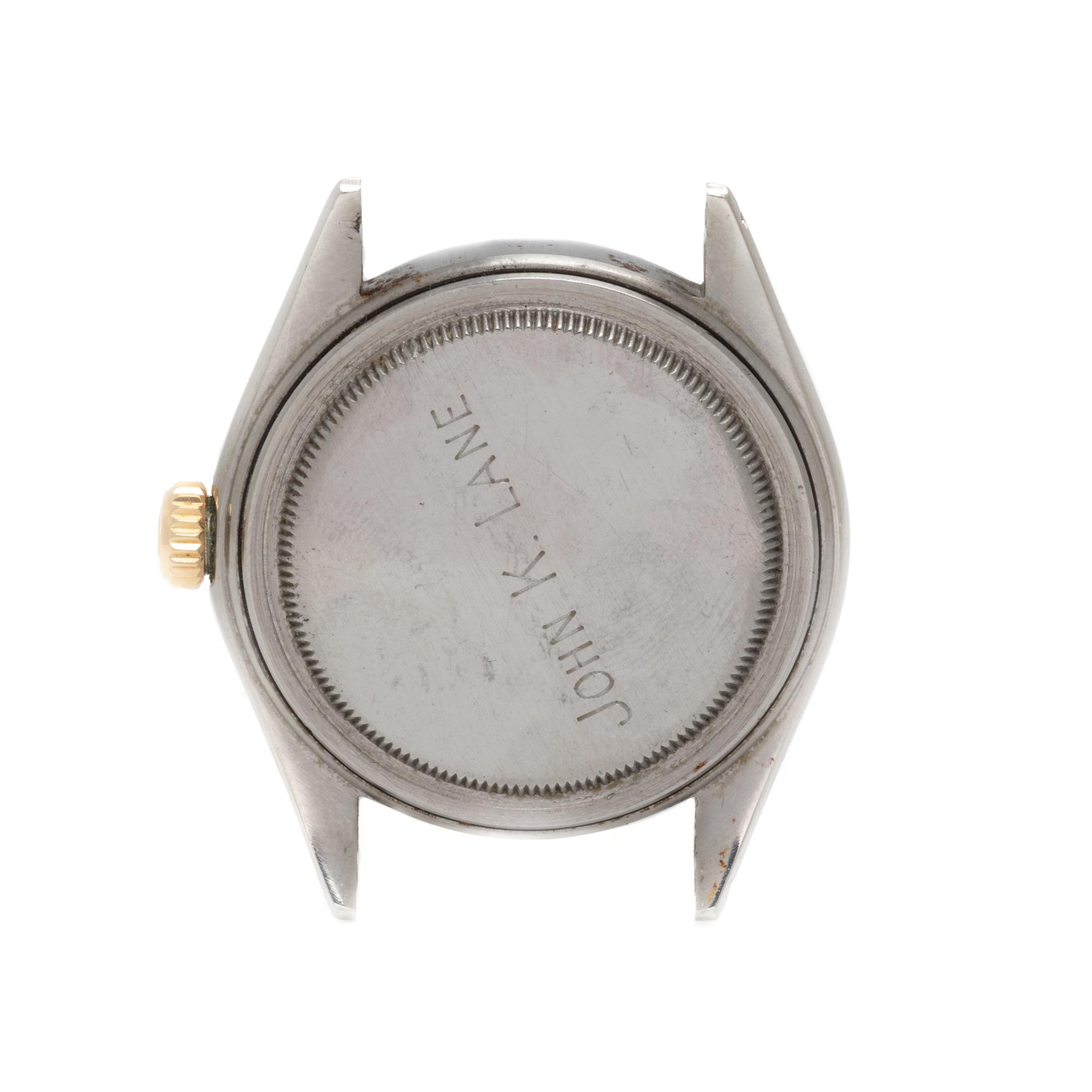 ROLEX, REF. 5025 STAINLESS STEEL AND YELLOW GOLD 'OYSTER PRECISION' WATCH