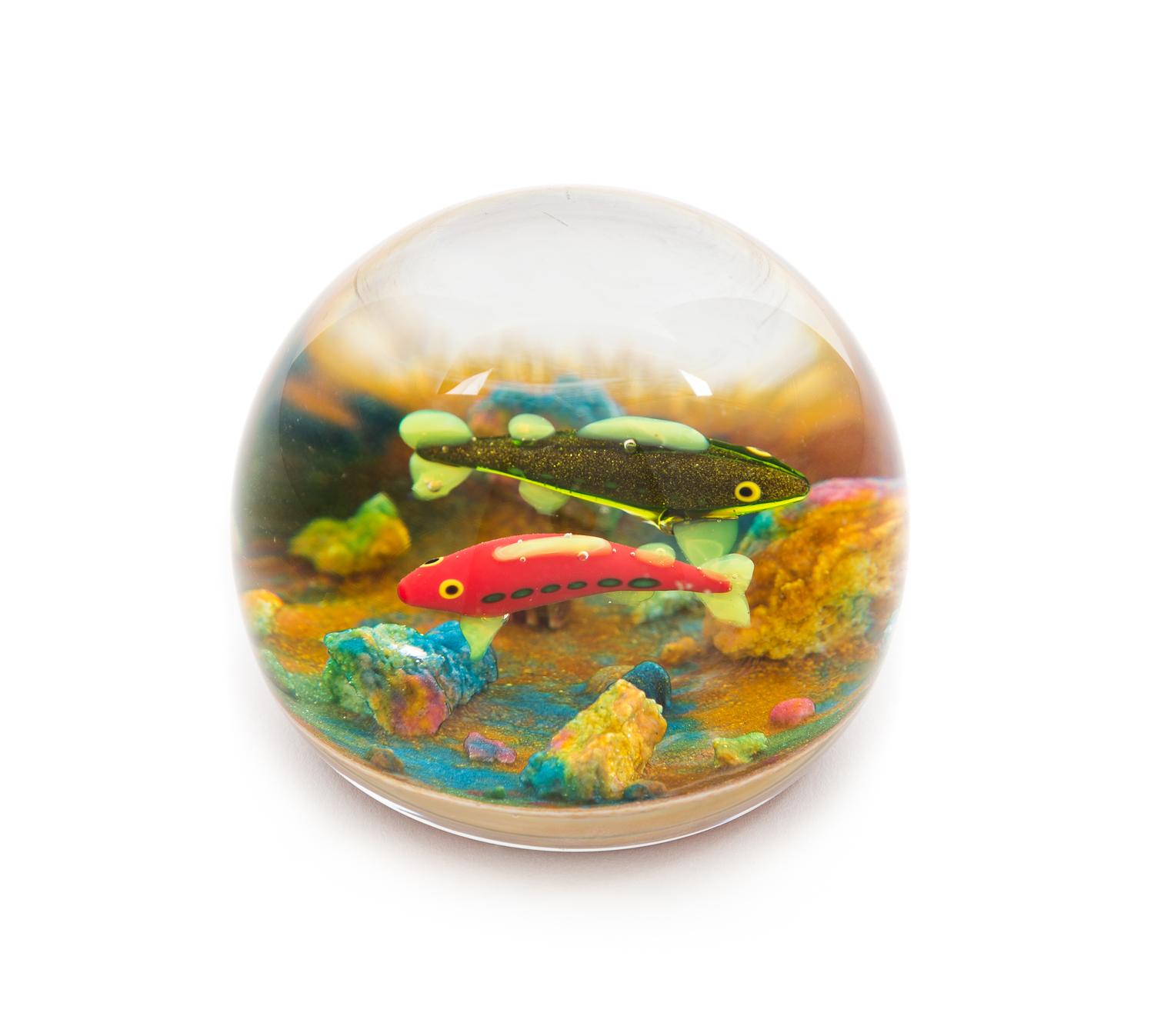 Paul Ysart, (Spanish, 1904-1991), a three-dimensional fish paperweight