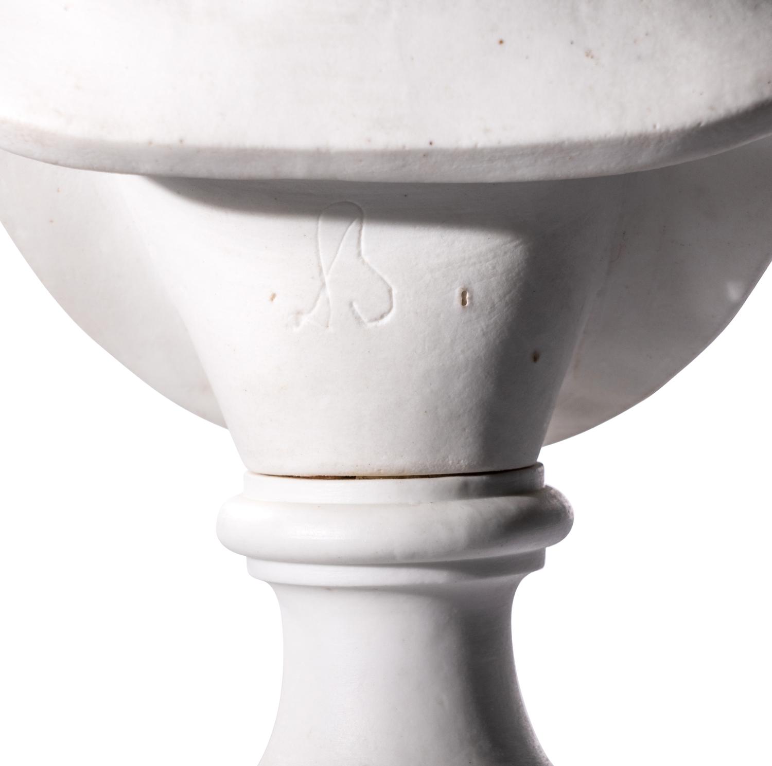 A French Biscuit Porcelain Bust of François-Marie Arouet, Called Voltaire