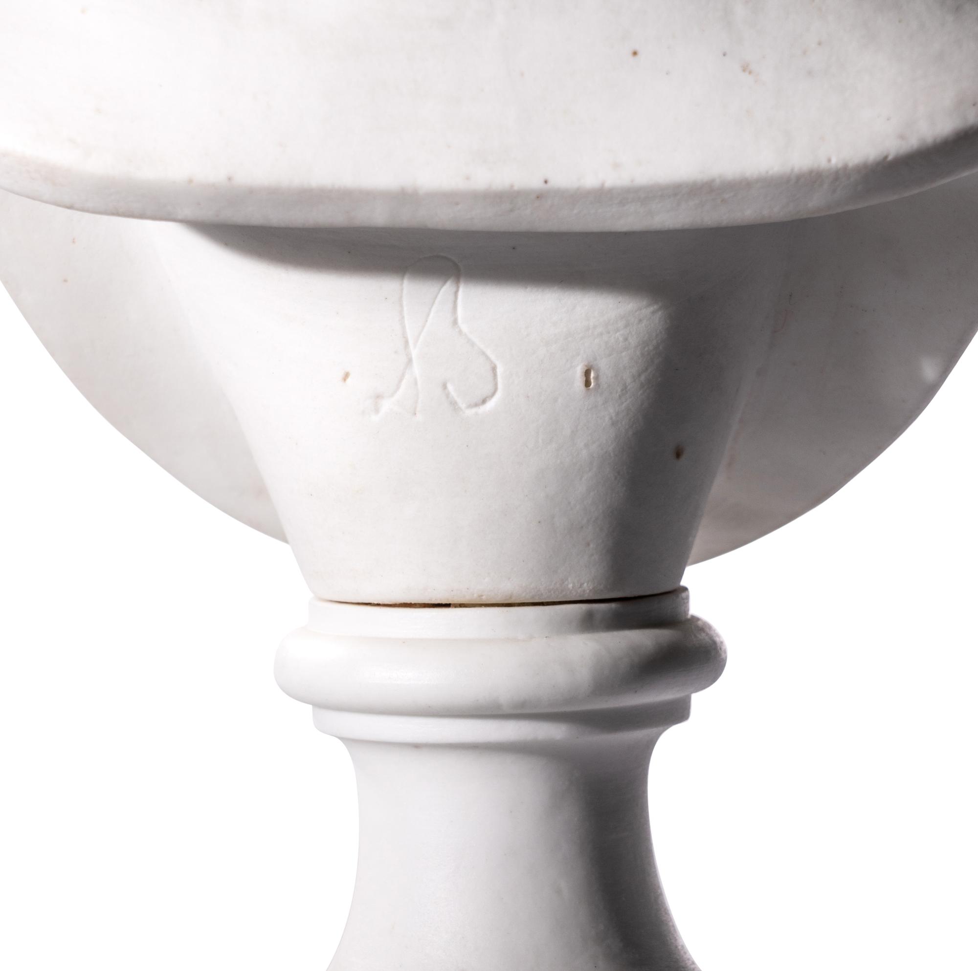 A French Biscuit Porcelain Bust of François-Marie Arouet, Called Voltaire