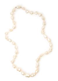 A Single Strand Cultured Baroque Pearl Necklace,