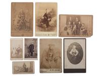 [EARLY PHOTOGRAPHY]. Extensive collection of photographs of dogs with and without their companions. Ca 19th-20th centuries.
