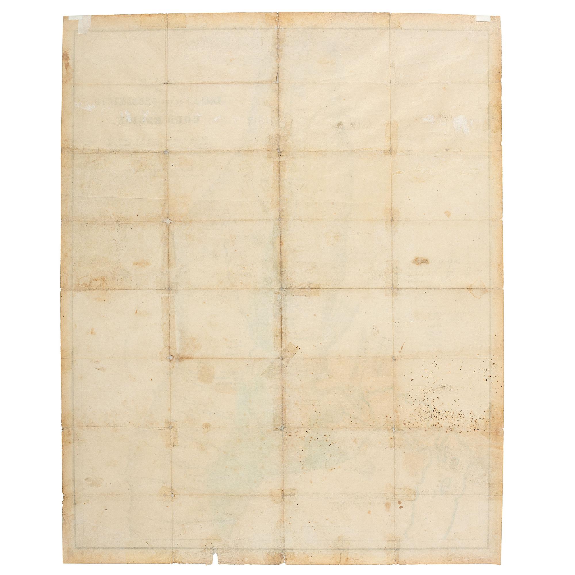 [GOLD RUSH]. LARKIN, Thomas O. (1802-1858). Map of the Valley of the Sacramento including the Gold Region . Boston: J.H. Bufford & Co and T. Wiley Jr., ca 1848.