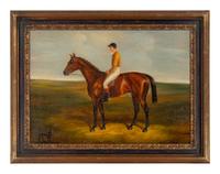 Horse and Jockey, with a Monkey