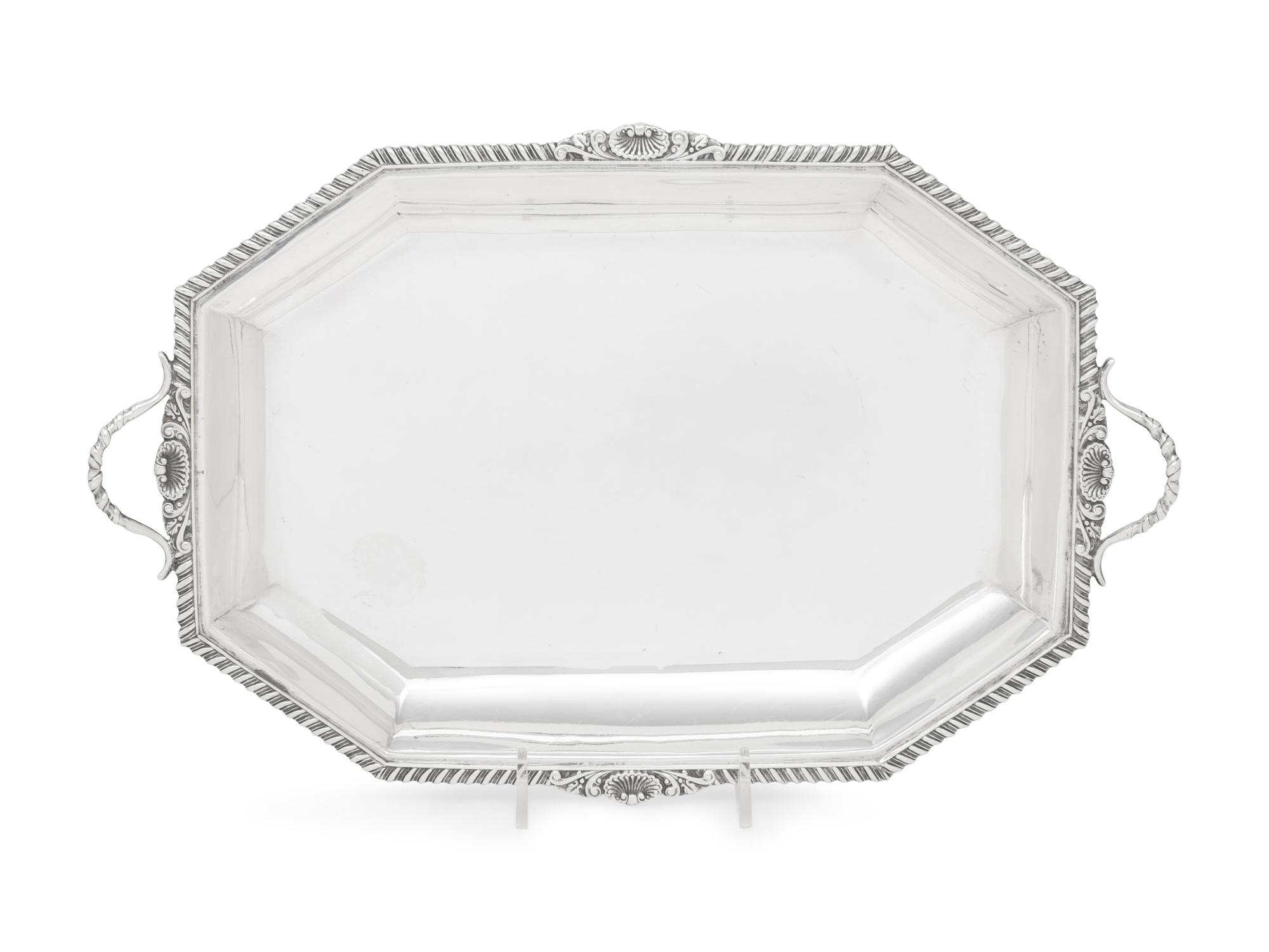 A Victorian Silver Serving Dish