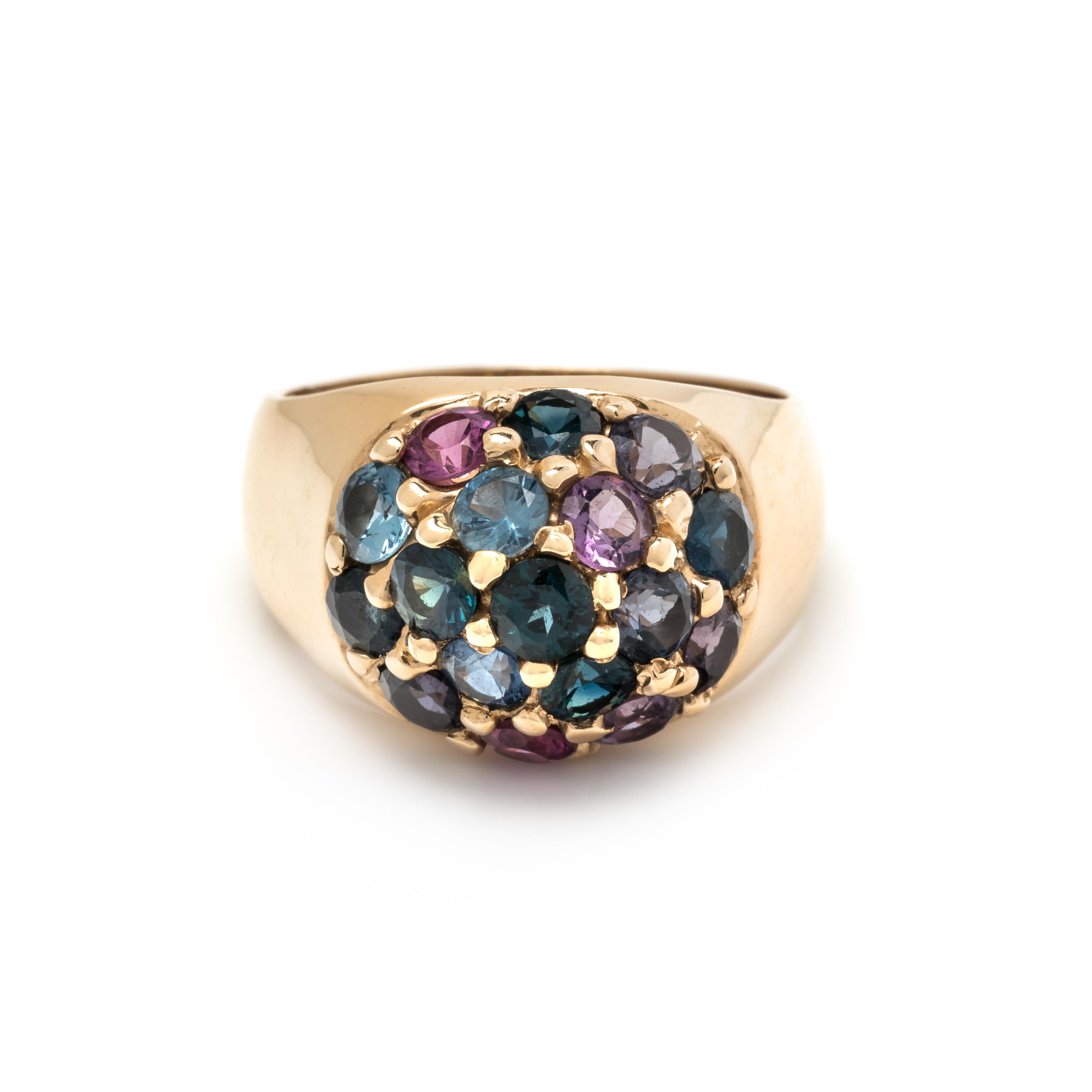 MULTICOLOR SAPPHIRE RING