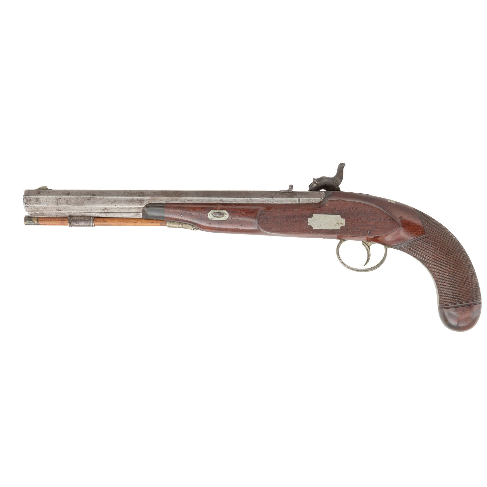 A.W. Spies Percussion Target Pistol with Remington Barrel