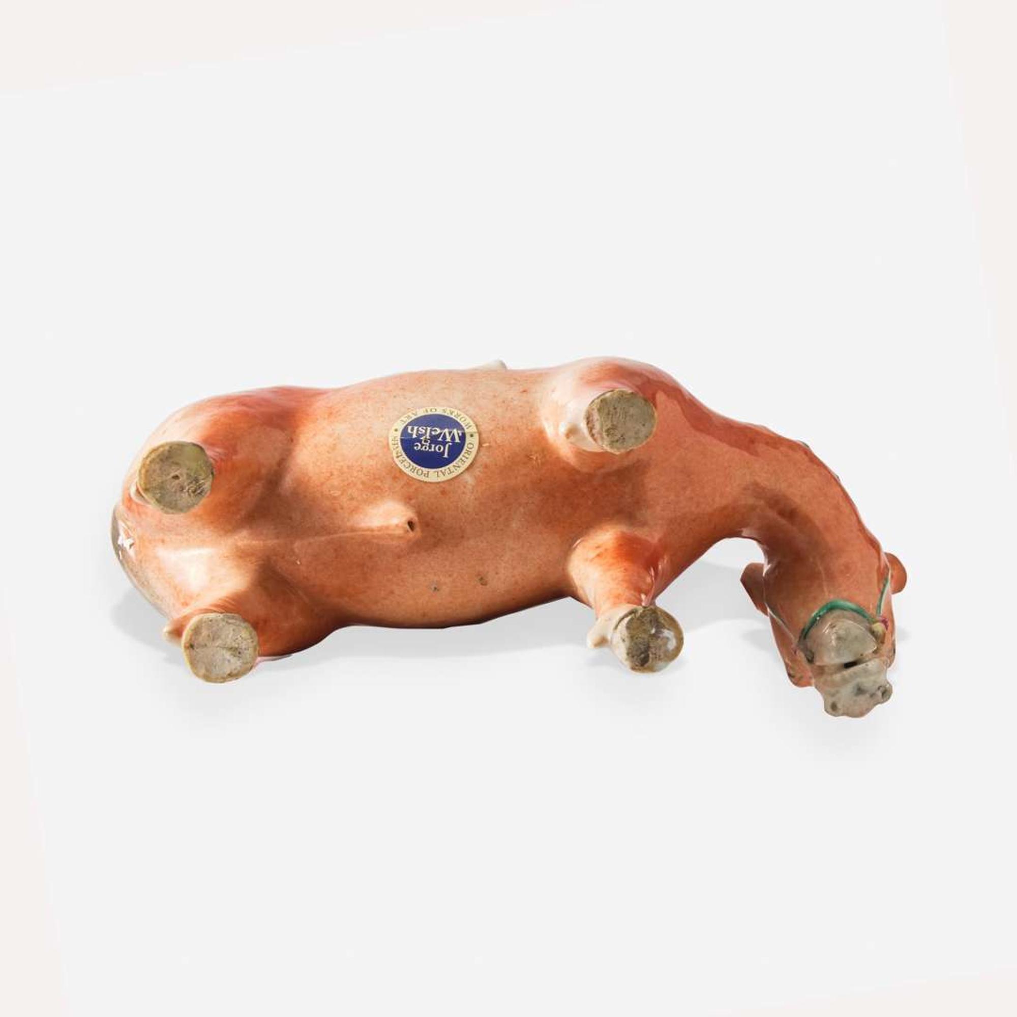 A Chinese export porcelain figure of a boy mounted on a horse 童子騎馬瓷塑 Qianlong to Jiaqing period ? ?????