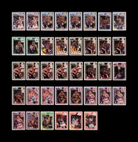A Large Collection 1989 Fleer Signed Autograph Basketball Cards (78)