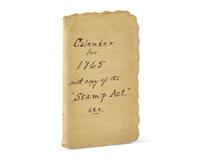 [American Revolution] [Stamp Act] (Moore, Richard, pseudonym). ( The New-York Pocket Almanack, For the Year 1766... )