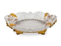 A French Gilt Bronze Mounted Cut Crystal Centerpiece — LATE 19TH CENTURY