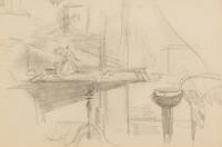 Walter Biggs, (American, 1886–1968), A Group of Six Sketches