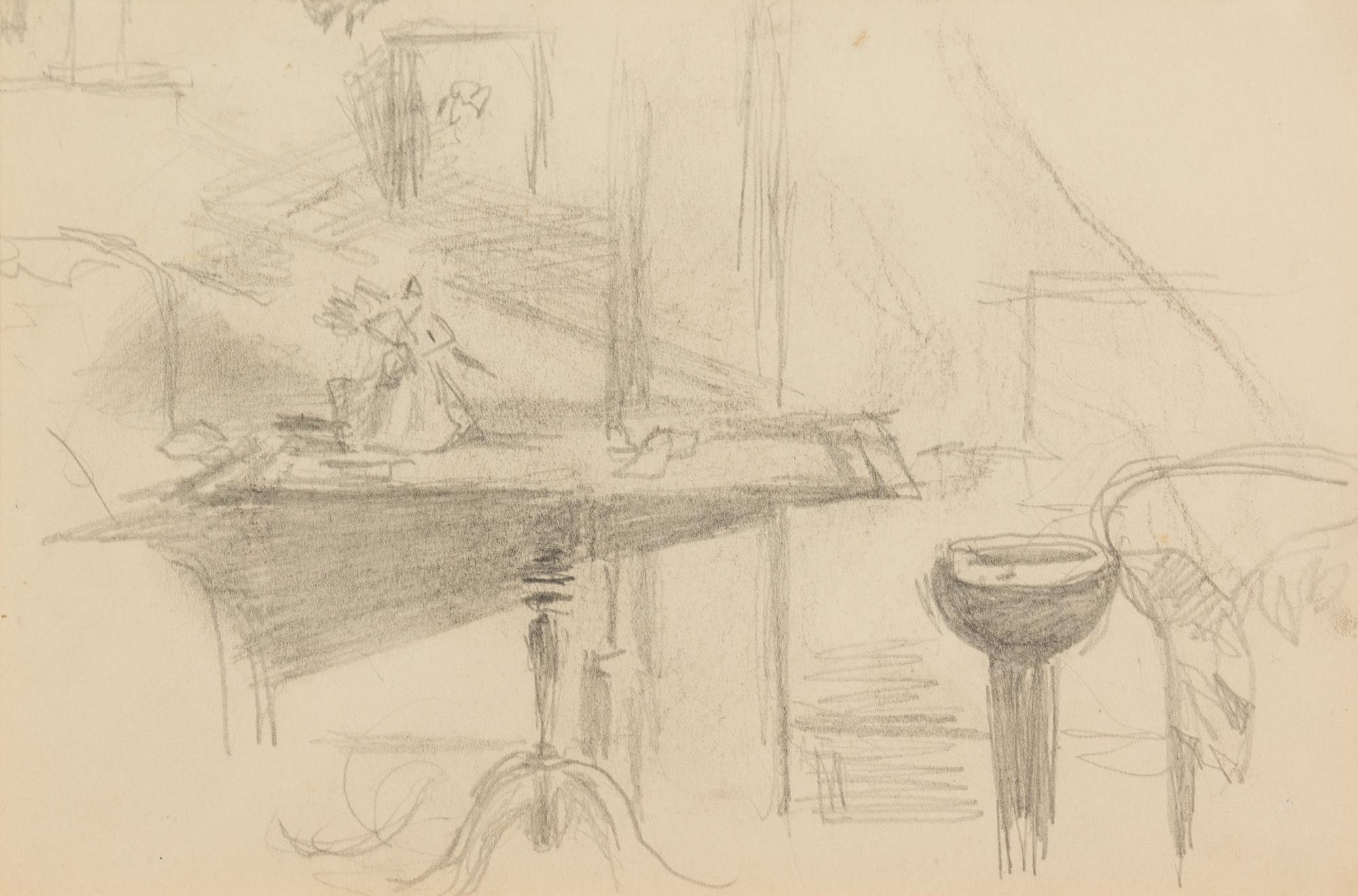 Walter Biggs, (American, 1886–1968), A Group of Six Sketches
