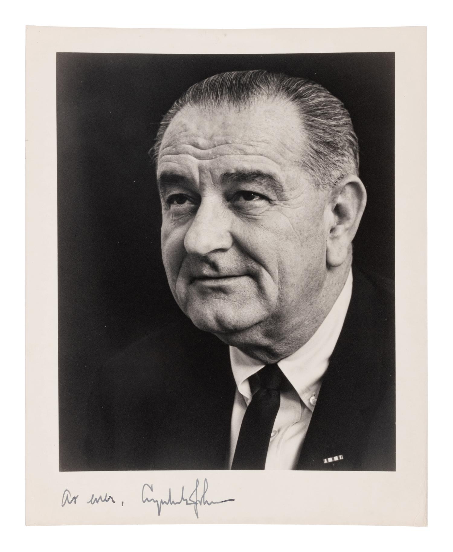 [PRESIDENTS]. A group of 5 presidential signatures, including an autograph letter signed by Grover Cleveland, comprising: