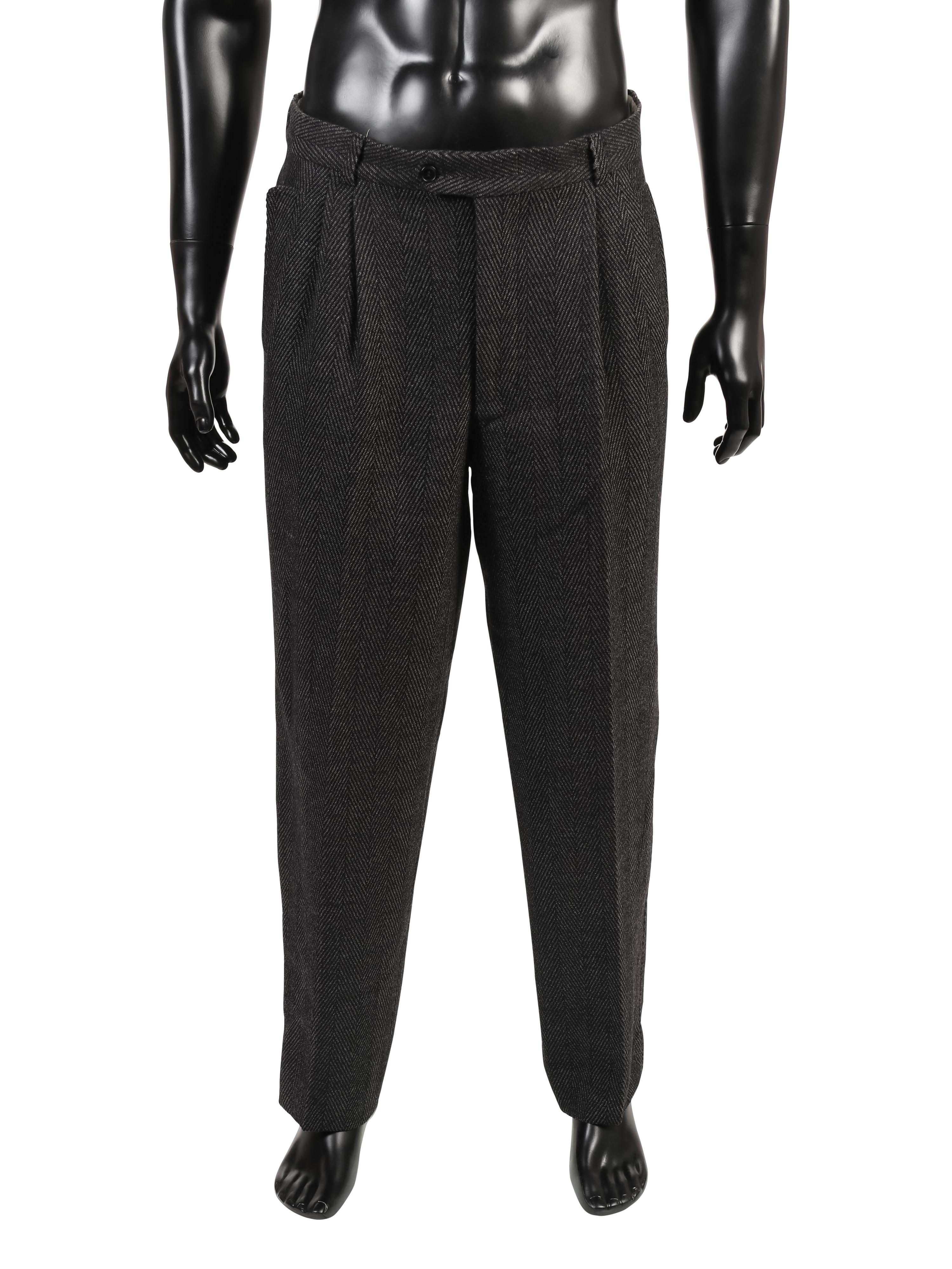 Group of Men's Vintage Valentino Trousers, 1980-90s