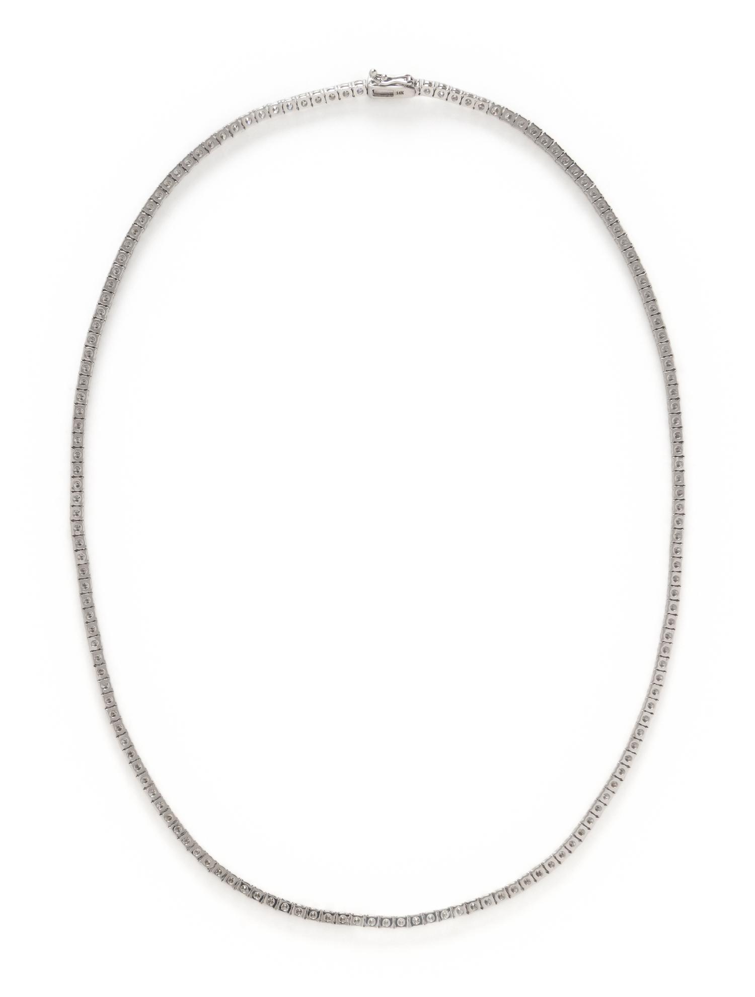 DIAMOND LINE NECKLACE