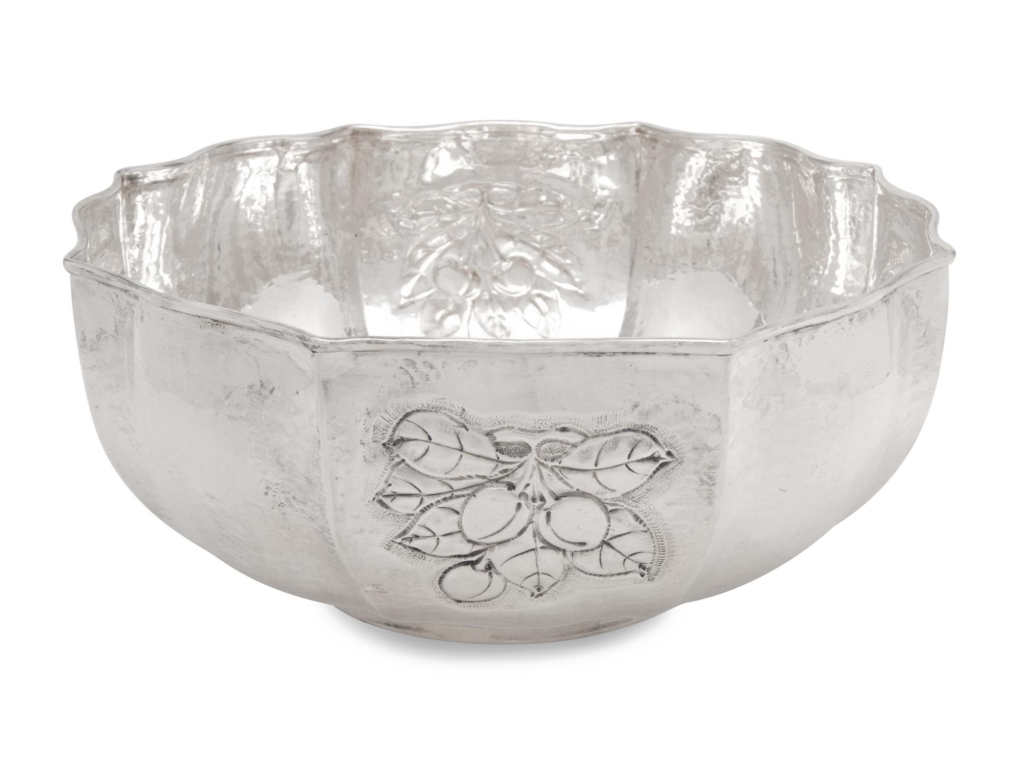 An Italian Silver Centerpiece Bowl