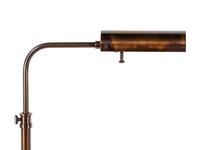 A Set of Four of Bronze-Tone Cantilevered Reading Lamps