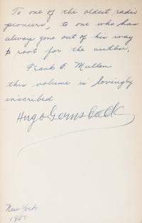 GERNSBACK, HUGO. Ralph 124C 41+. New York, 1950. Second edition. Association copy.