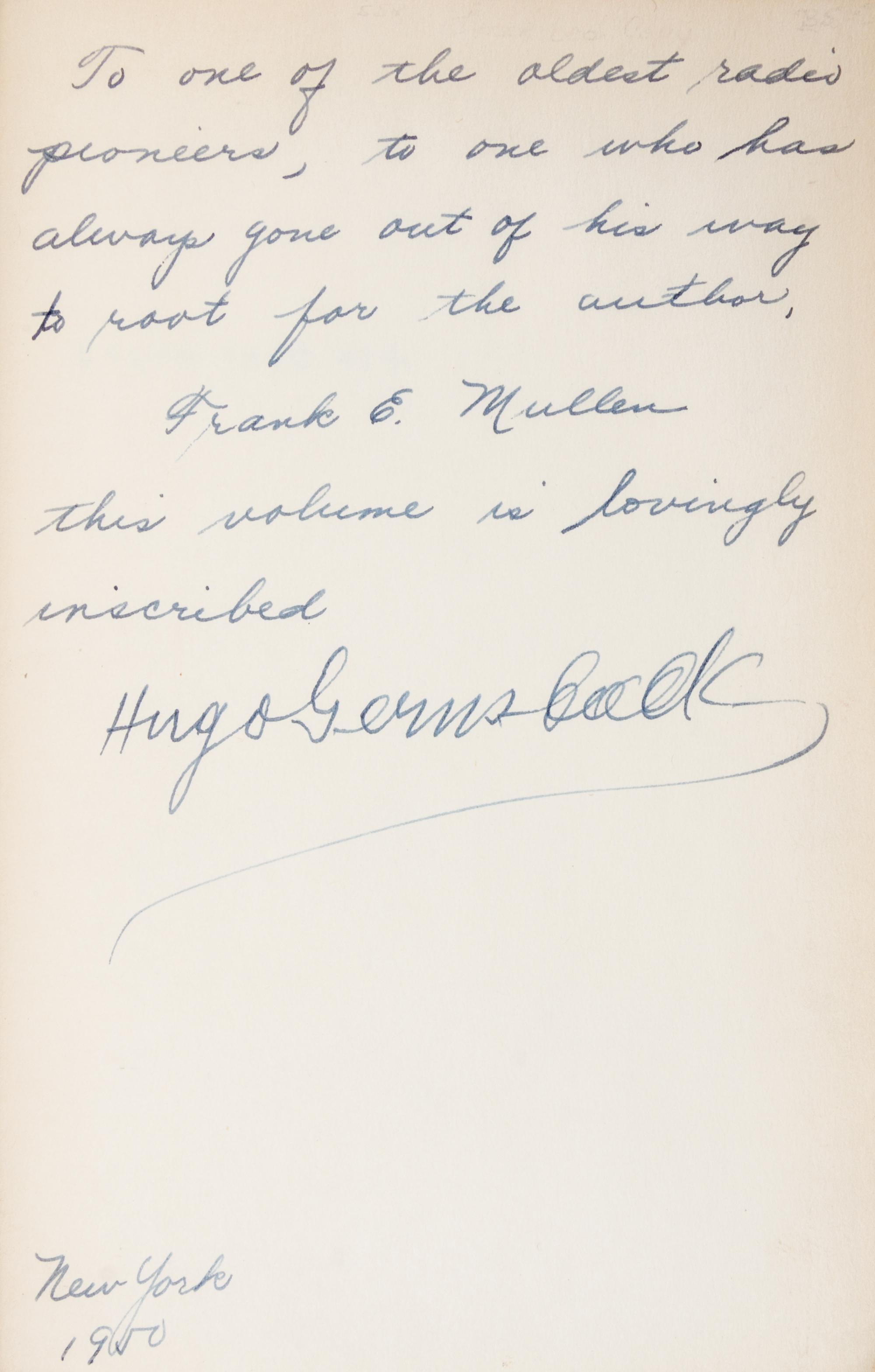 GERNSBACK, HUGO. Ralph 124C 41+. New York, 1950. Second edition. Association copy.