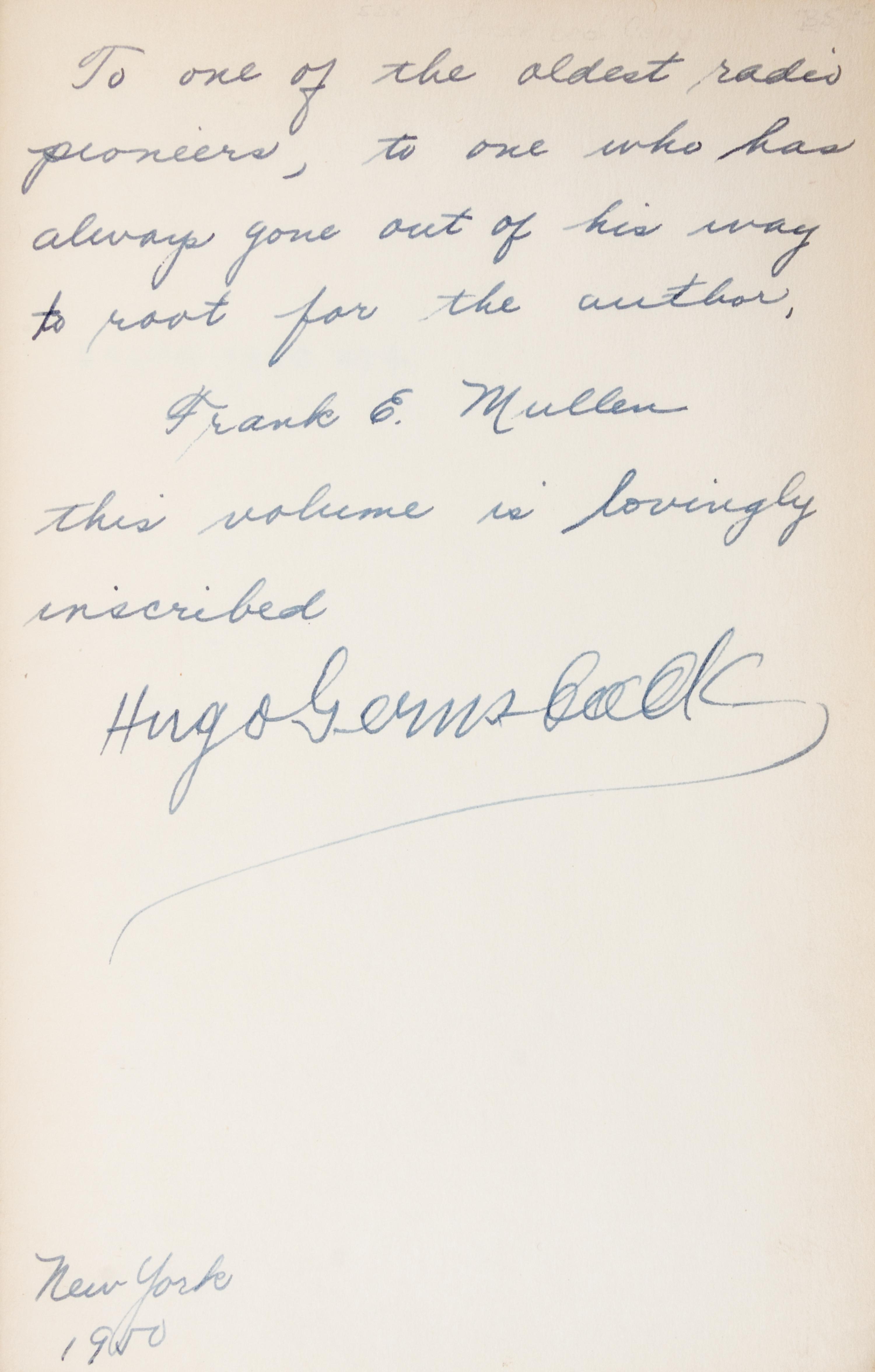 GERNSBACK, HUGO. Ralph 124C 41+. New York, 1950. Second edition. Association copy.