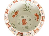 A Chinese Porcelain Jardinière in the Imari Palate