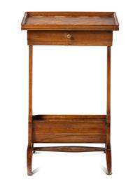 A Continental Fruitwood Work Table