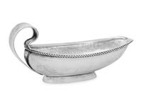A Tiffany and Co. Silver Sauce Boat
