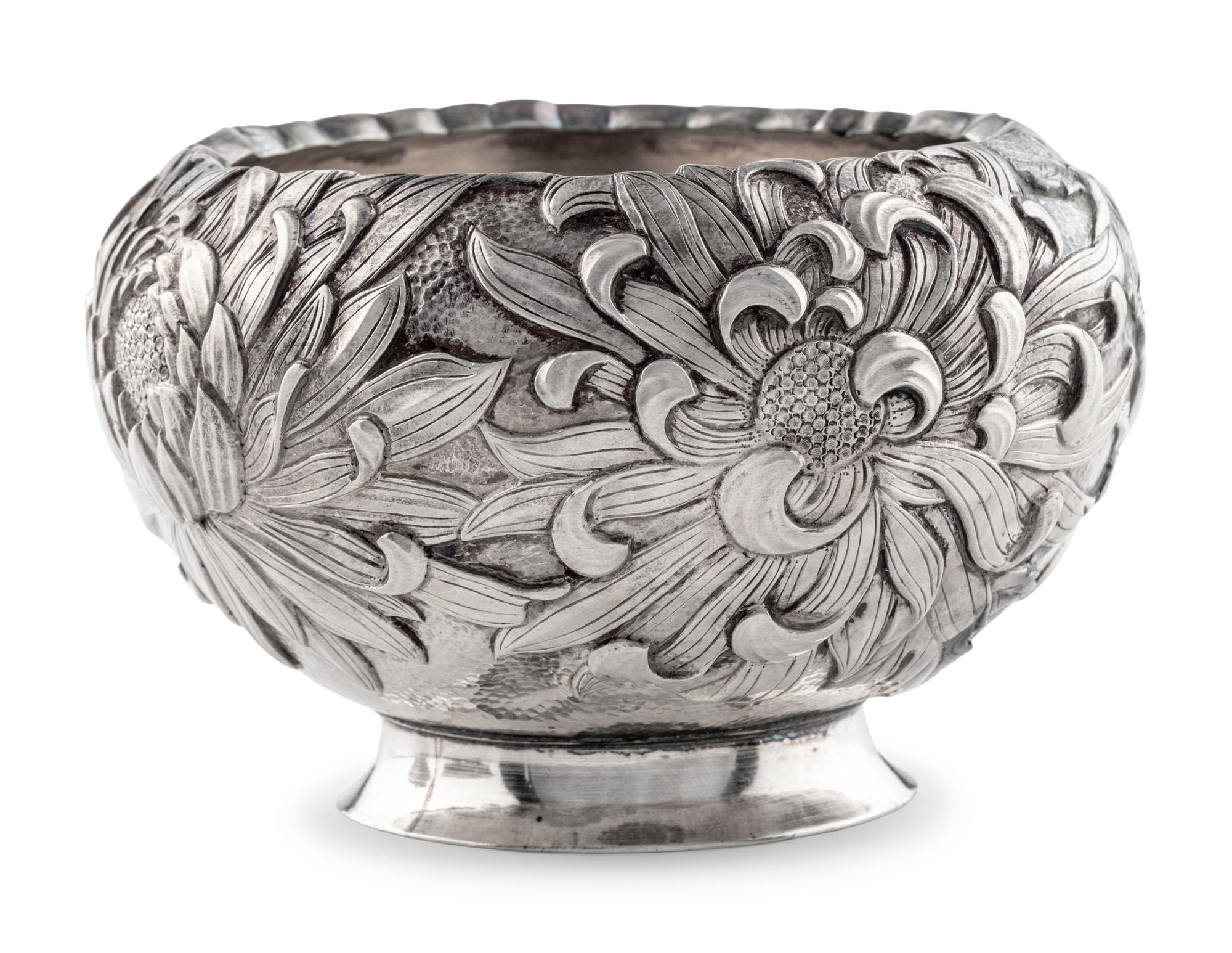 A Japanese Export Silver Bowl