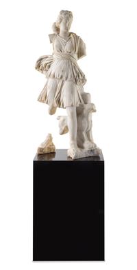 A Roman Marble Diana Venatrix Height 40 inches. — CIRCA 2ND CENTURY C.E.