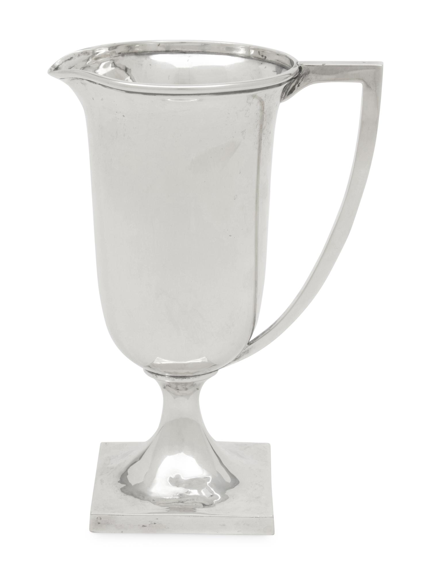 An American Silver Pitcher